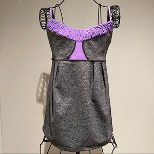 LULULEMON PURPLE AND GREY TANK